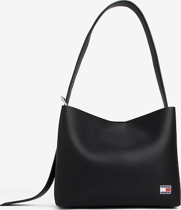 Tommy Jeans - Bolso de hombro en negro: frente