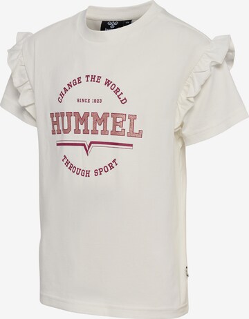 T-Shirt 'Violet' Hummel en blanc