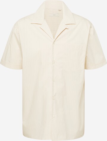 Liu Jo Uomo - Ajuste regular Camisa 'FANTASIA' en beige: frente