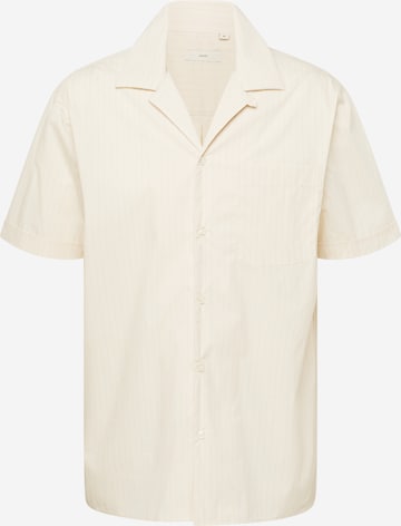 Liu Jo Uomo Regular fit Button Up Shirt 'FANTASIA' in Beige: front