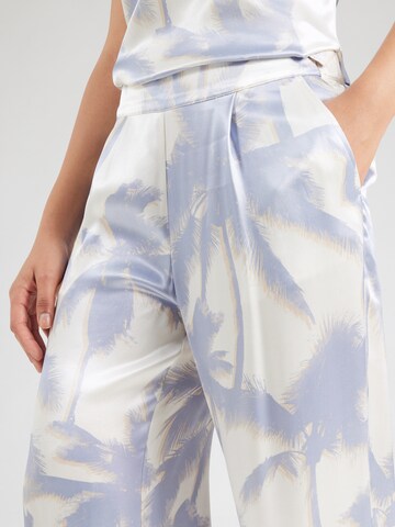 OUI Wide leg Παντελόνι πλισέ σε μπεζ
