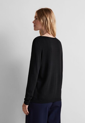 STREET ONE Pullover in Schwarz