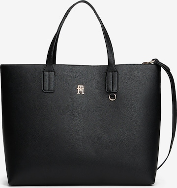 TOMMY HILFIGERShopper torba - crna boja: prednji dio