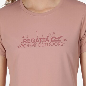 REGATTA Performance Shirt 'Fingal VII' in Pink