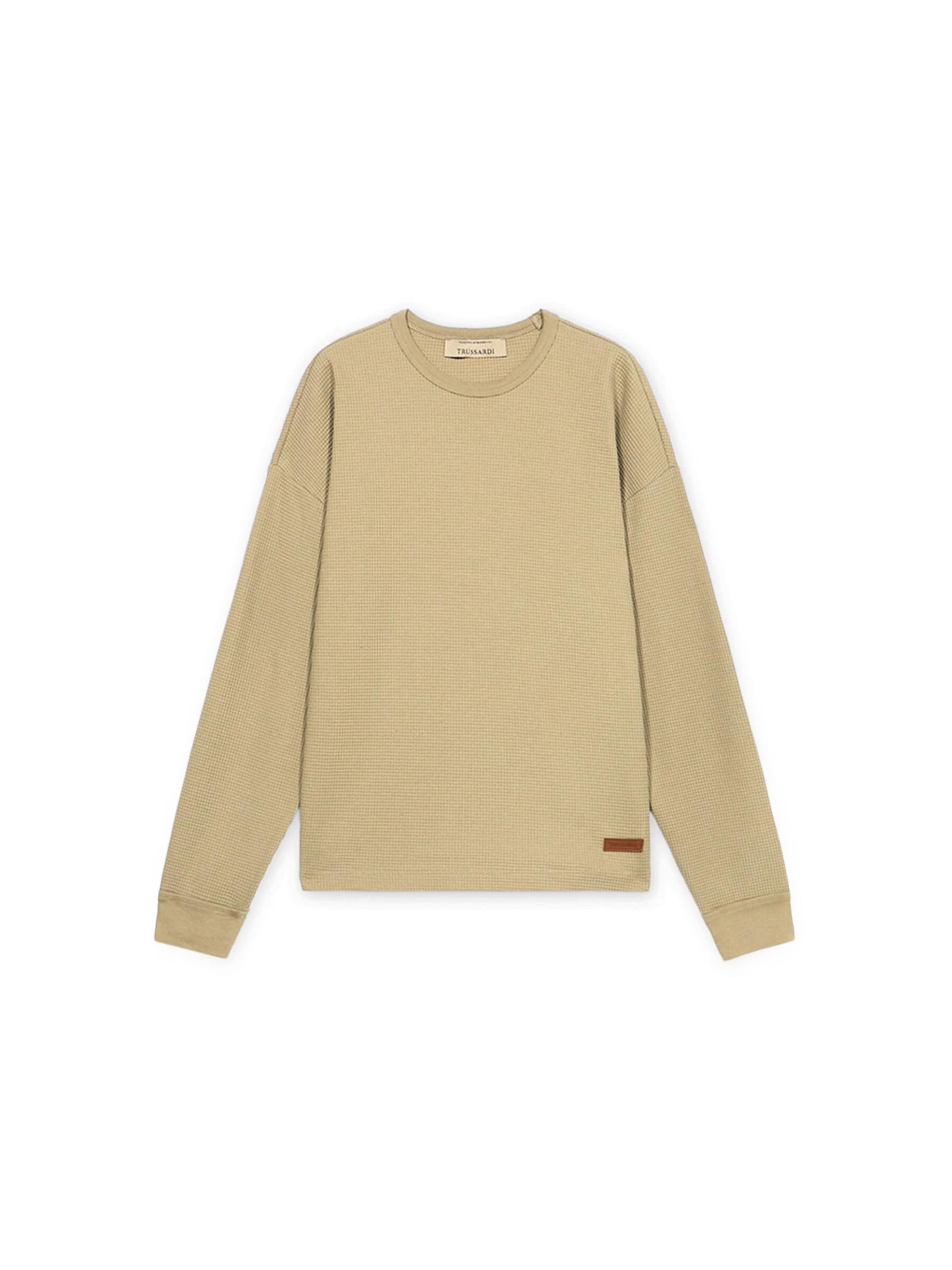 Sweat-shirt Trussardi en vert : devant