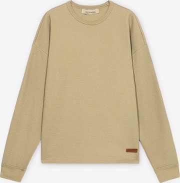 Felpa di Trussardi in verde: frontale