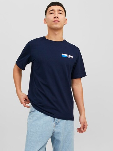 T-Shirt JACK & JONES en bleu : devant