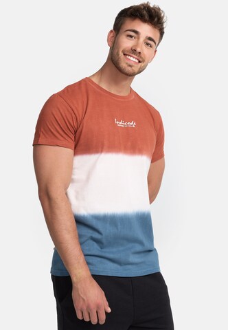 T-Shirt ' INDipps ' INDICODE JEANS en mélange de couleurs : devant