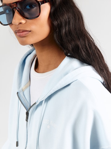 GUESS JEANS - Sudadera con cremallera en azul