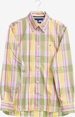 TOMMY HILFIGER Button Up Shirt in M in Mixed colors: front