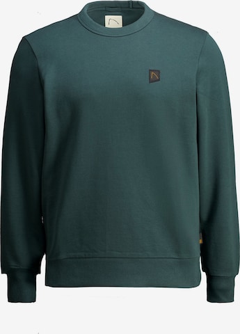 CHASIN' Sweatshirt 'Toby Wave' in Grün: Vorderseite