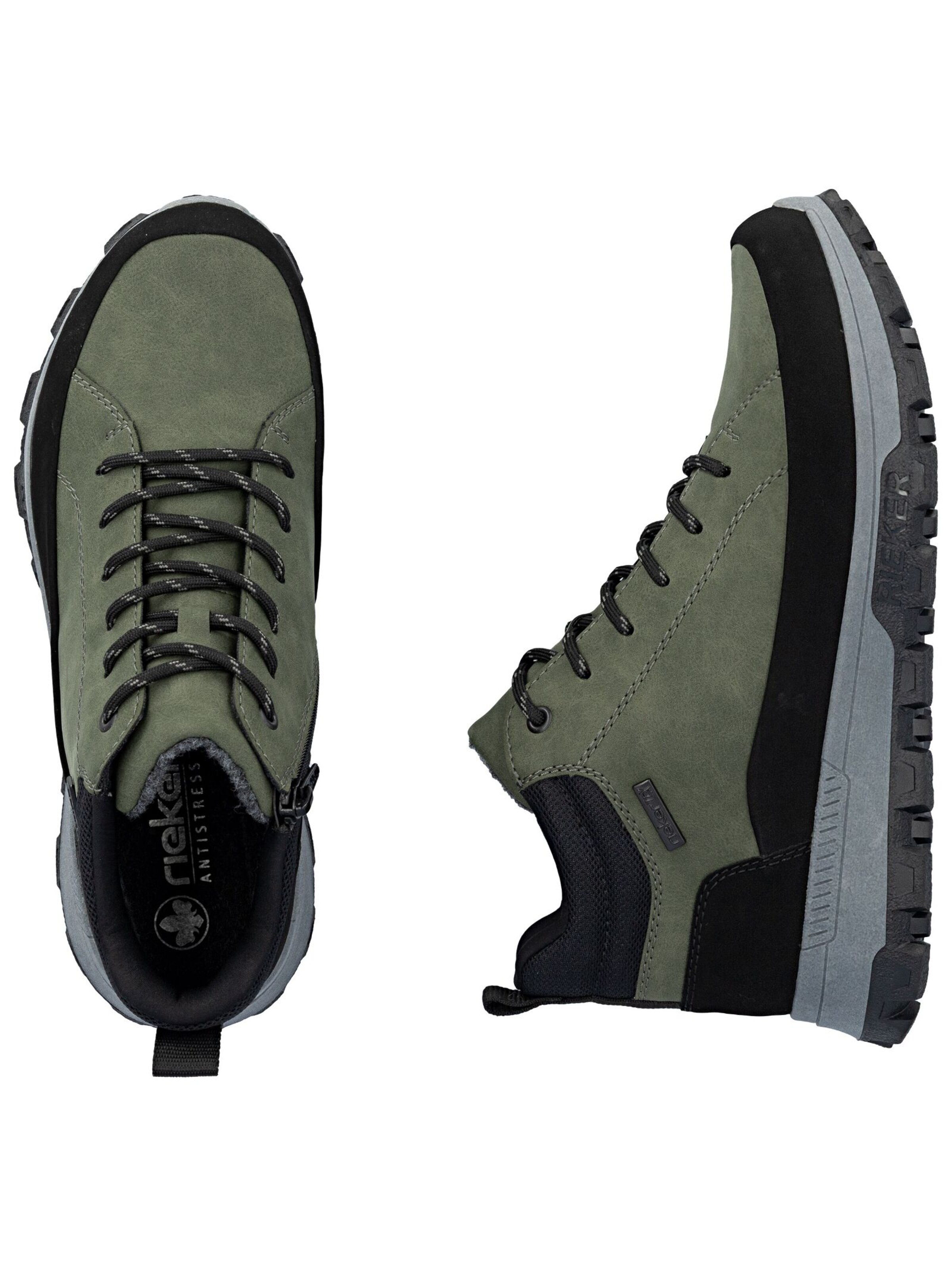 Rieker Schnürstiefelette in Schwarz