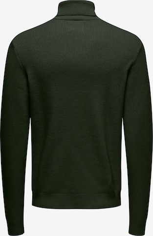 Only & Sons Sweater 'Phil' in Green