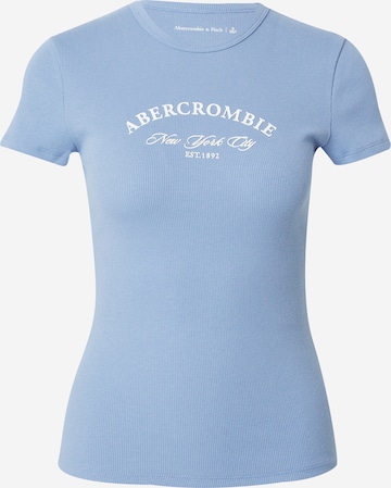 Abercrombie & Fitch Tričko - Modrá: predná strana