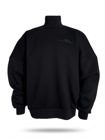 QWX2 Oversized sweater 'ETERNITY' in S in Black, Item view