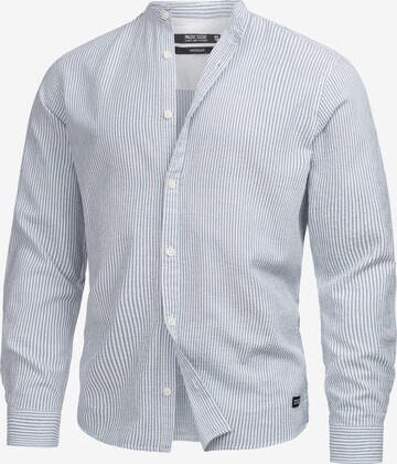 INDICODE JEANS Regular fit Button Up Shirt 'INCari' in Blue