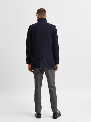 SELECTED HOMME Between-Seasons Coat in Blue