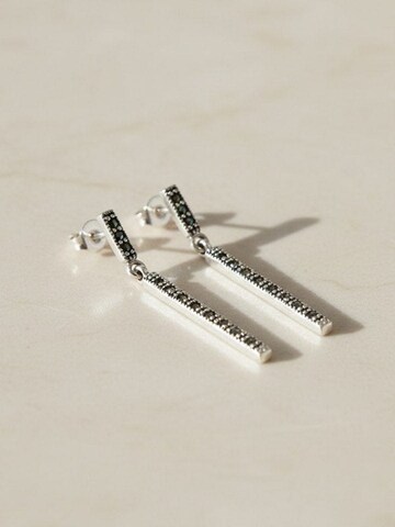 Orecchini 'Night Dinner - Sterling Silver Elegant Evening' di La Moda Me in nero
