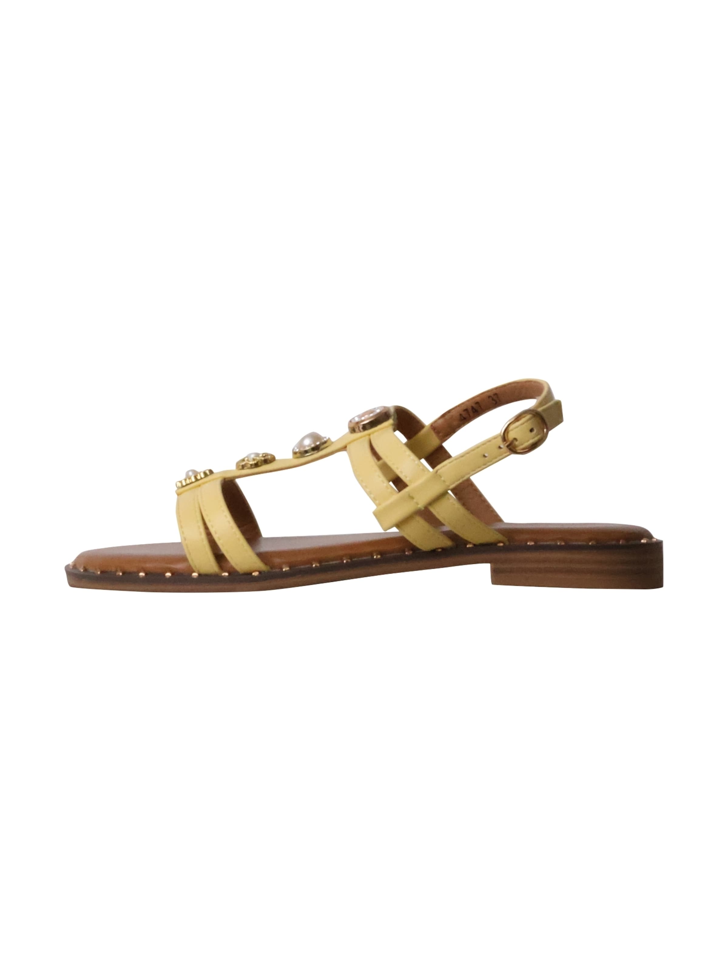 Super Mode Sandal in Yellow: front