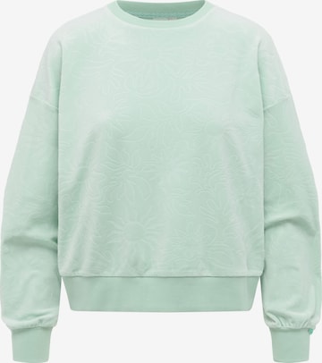 Sweat-shirt 'Wuss Embossed' Ragwear en vert : devant
