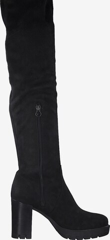 TAMARIS Over the Knee Boots in Black