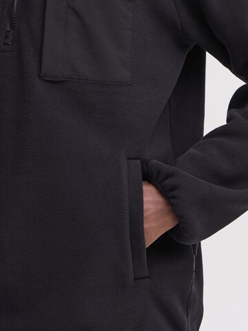 BLEND Between-season jacket ' BHBROOKS Sweatshirt halfzipp ' in Black