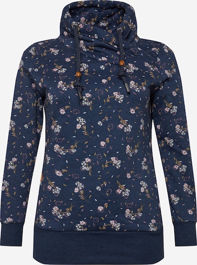 Ragwear Plus Sweater majica 'NESKA' u mornarsko plava / miks boja, Pregled proizvoda