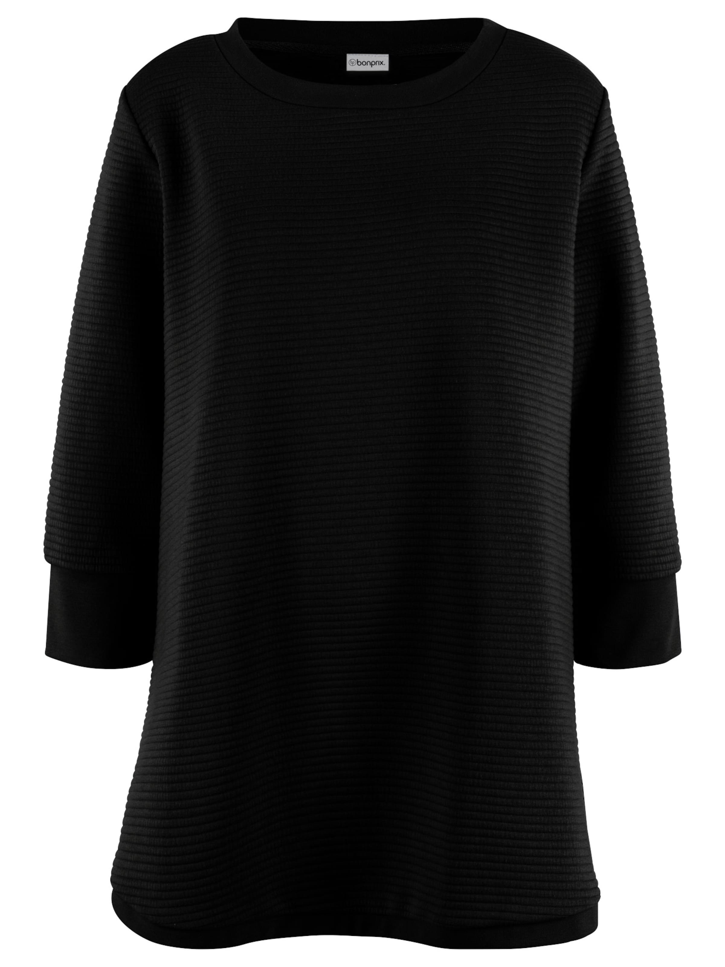 bonprix Sweatshirt in Schwarz: Vorderseite