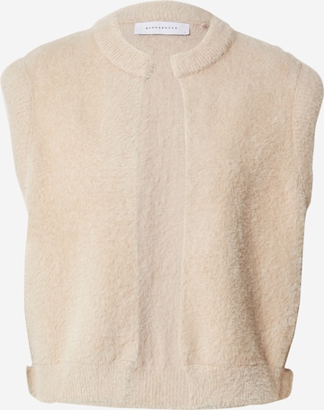 Gilet in maglia 'Elona' di RINO & PELLE in grigio: frontale