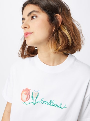 T-shirt 'Anya' Soulland en blanc