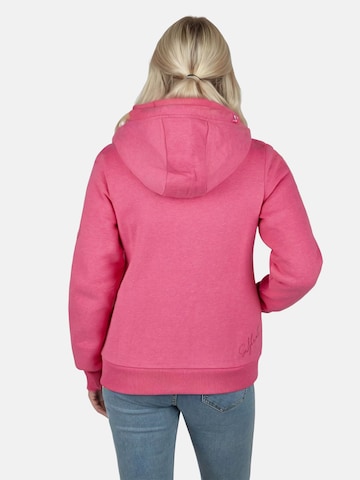 salzhaut Sweatvest in Roze