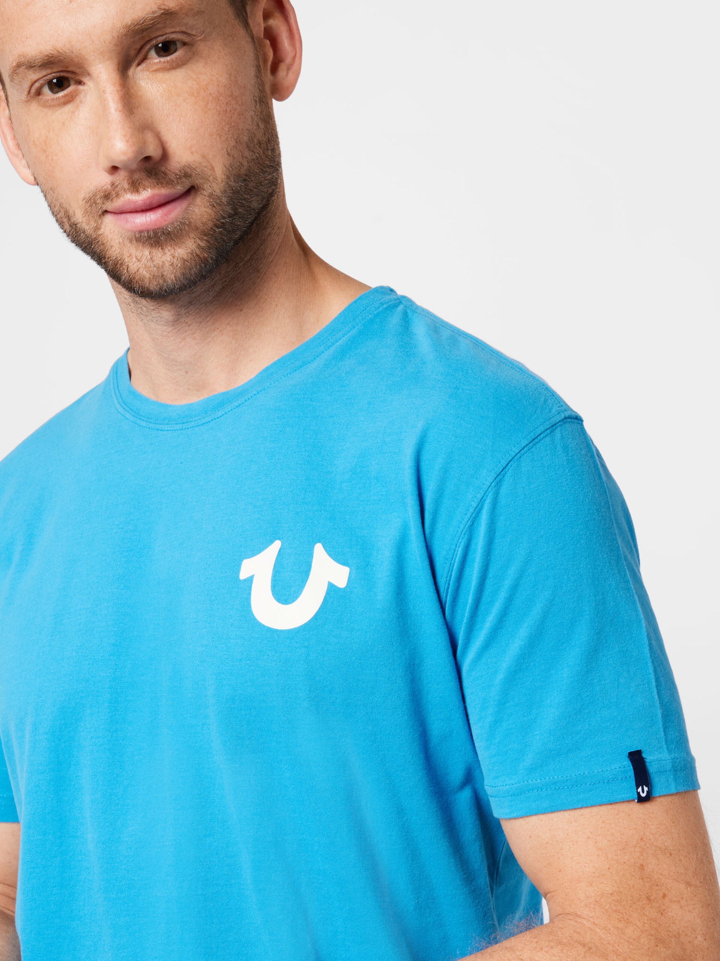 True Religion T-Shirt in Light Blue 