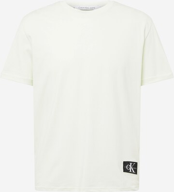 T-Shirt Calvin Klein Jeans en vert : devant