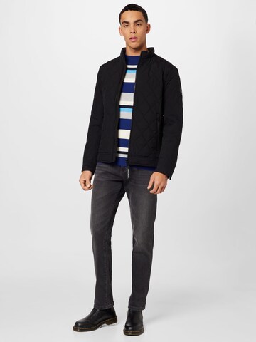 TOM TAILOR Between-season jacket in Black