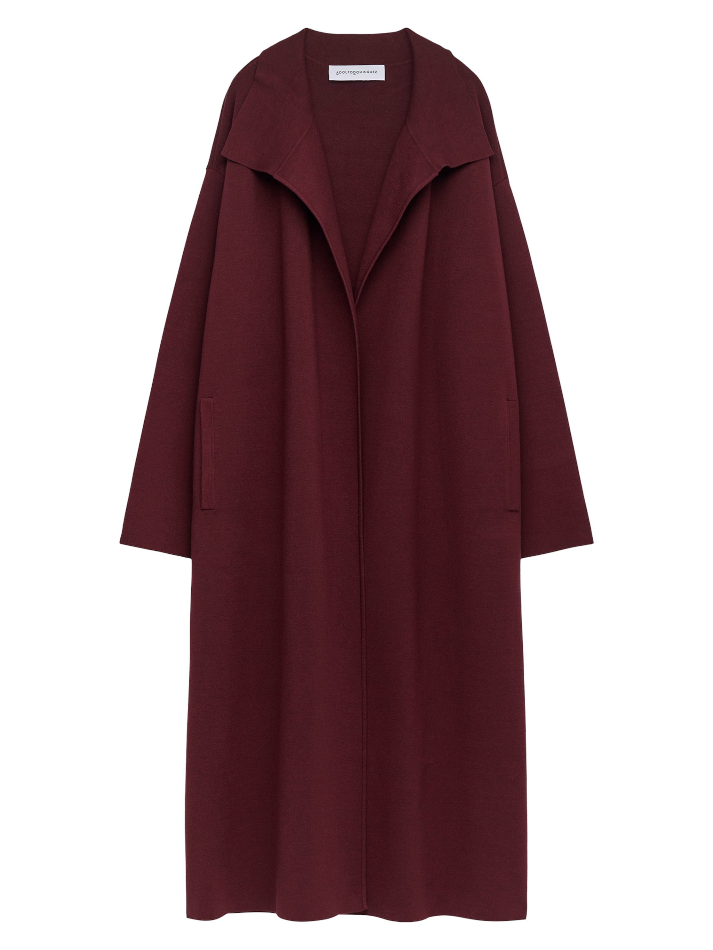 Adolfo Dominguez Overgangsfrakke i rød: forside