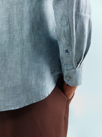 OLYMP Regular fit Srajca | zelena barva