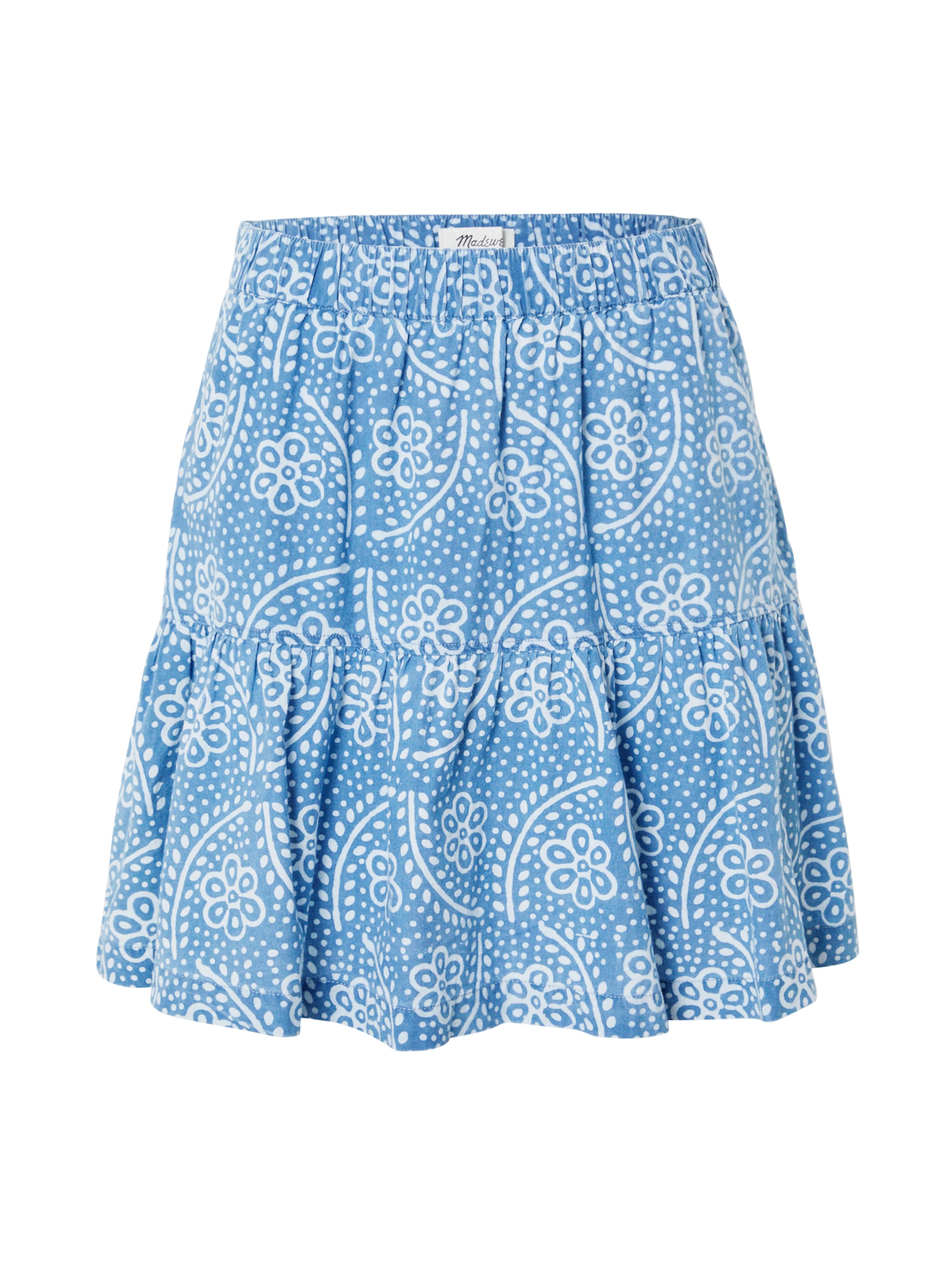 Madewell Skirt in Blue: front