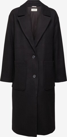 ESPRIT Between-Seasons Coat in Black: front
