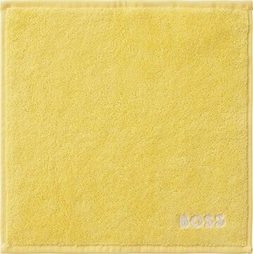 BOSS Washcloth 'PLAIN' in Yellow