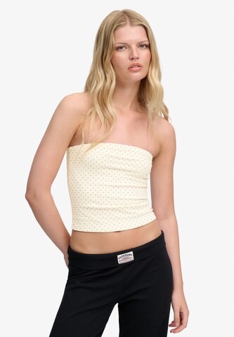Haut 'Athletic Essentials' Superdry & Co en blanc : devant