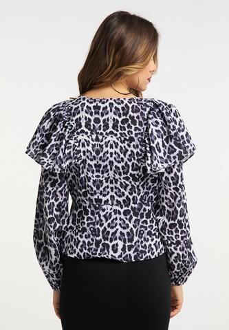 faina Blouse in Zwart