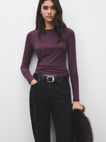 MANGO Tričko 'SECONDCA' – červená: přední strana