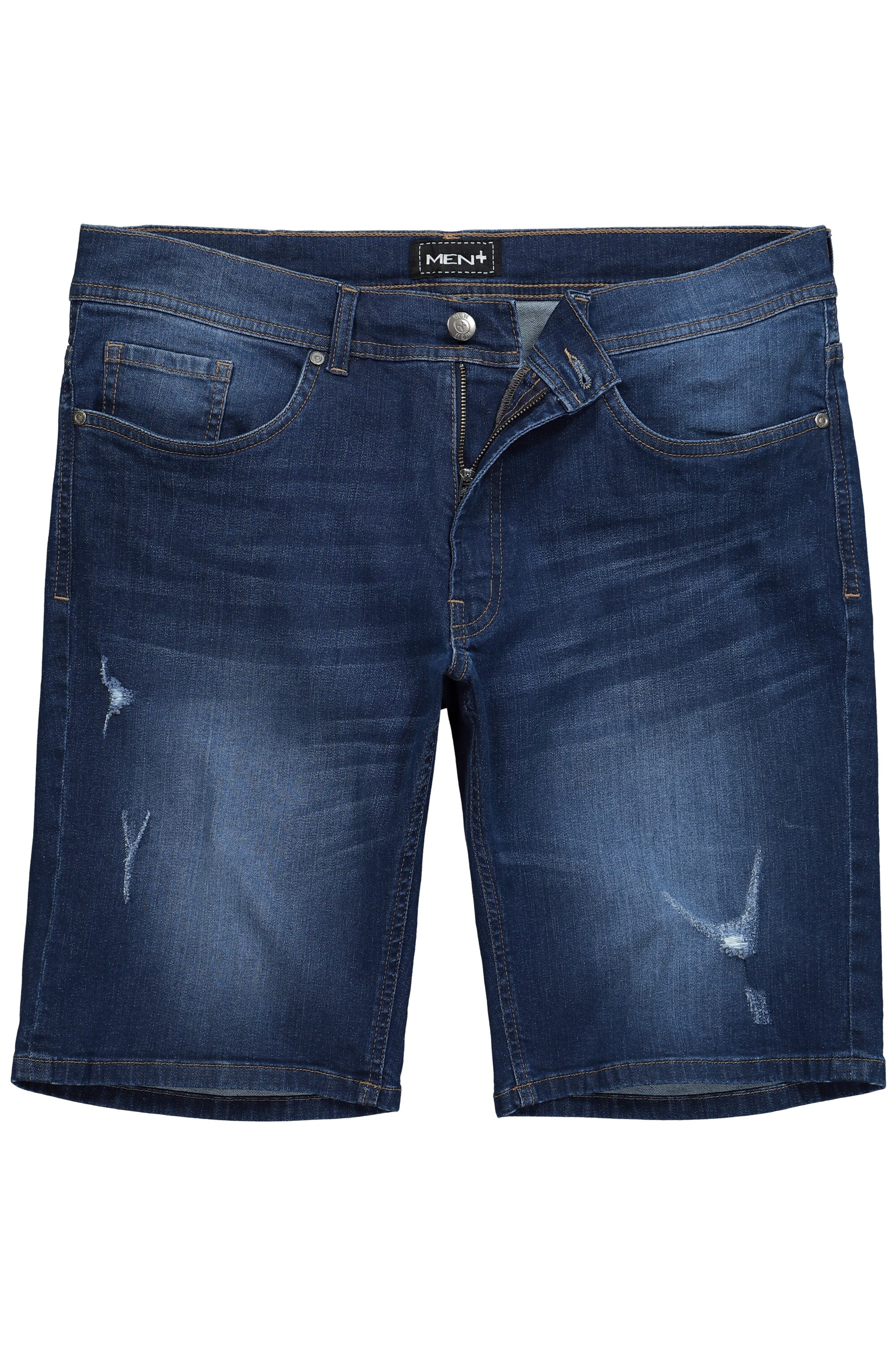 Regular Jean 'Bermuda' Men Plus en bleu : devant