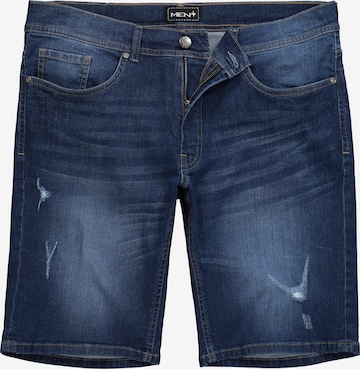Regular Jean 'Bermuda' Men Plus en bleu : devant