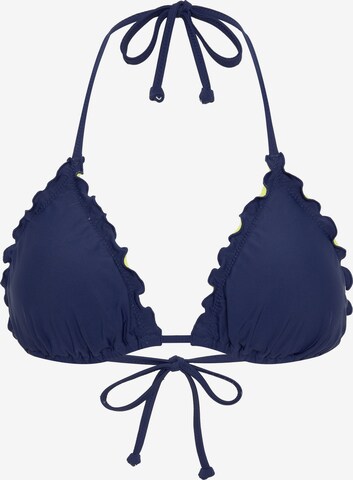 CHIEMSEE Bikini Top in Blue: front