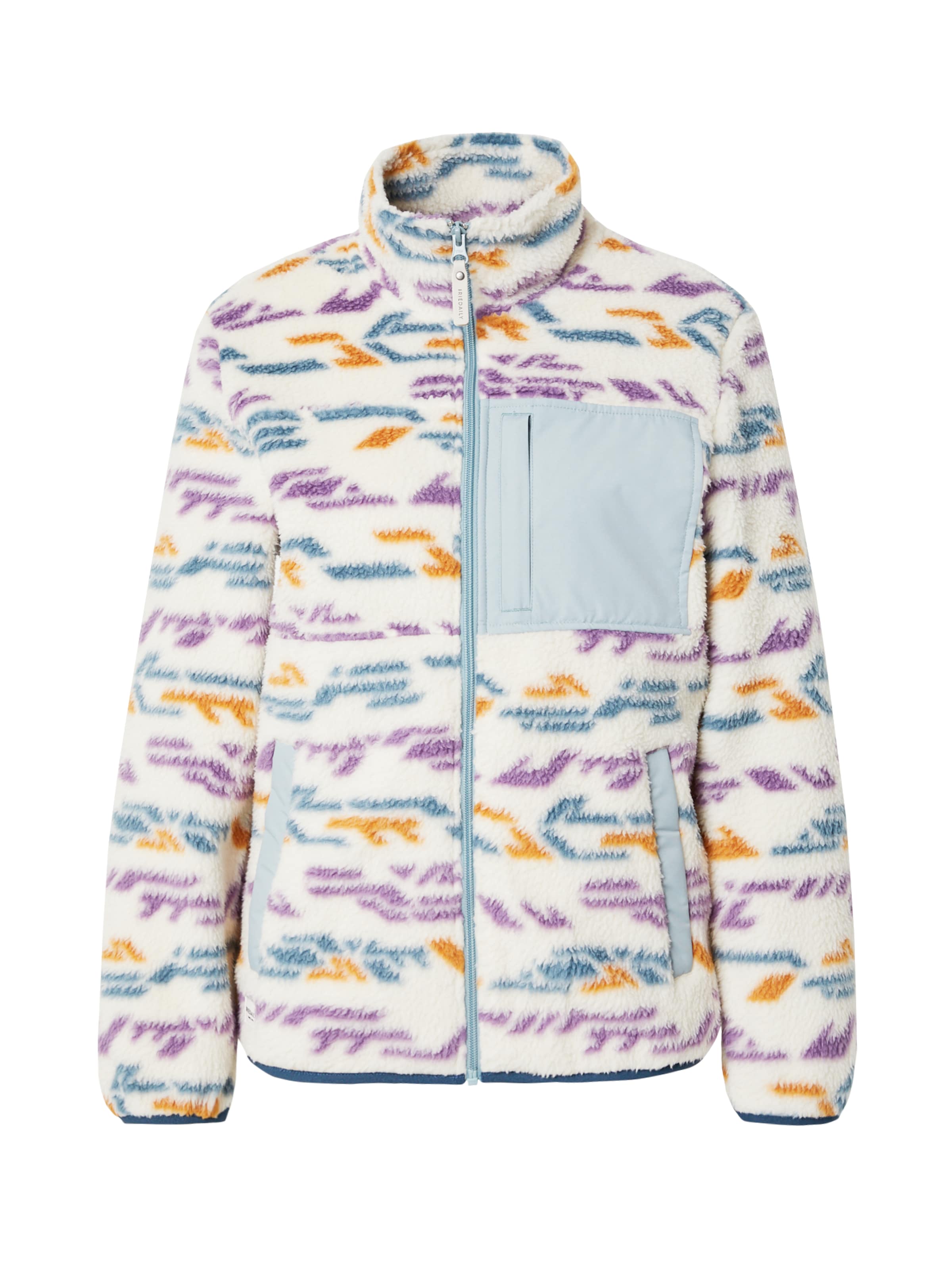 Giacca di pile 'Arkta' di Iriedaily in bianco: frontale