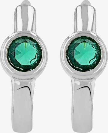 Akzent Earrings '"Mexine" aus 925 Sterlingsilber, rhodiniert, langlebig' in Silver: front