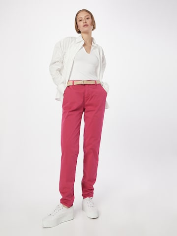 ESPRIT Slim fit Chino Pants in Pink