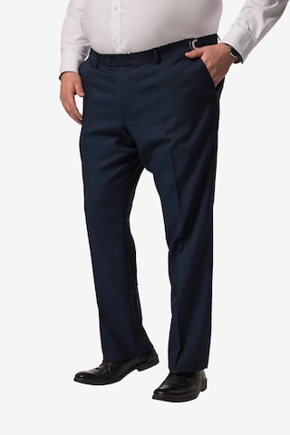 Men Plus Regular Pantalon in Blauw: voorkant