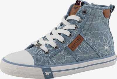 MUSTANG Členkové tenisky, veľkosť 36 - modrá denim, Produkt